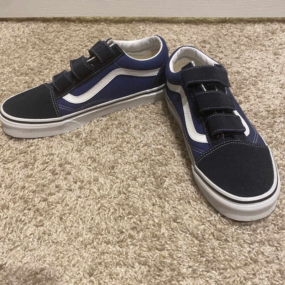 Vans Navy blue Velcro sneakers